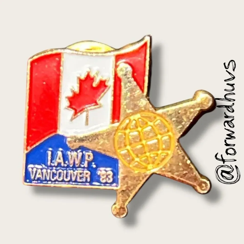 Bundle Sale 3 for $15 | IAWP Vancouver 1993 Commemorative Pin